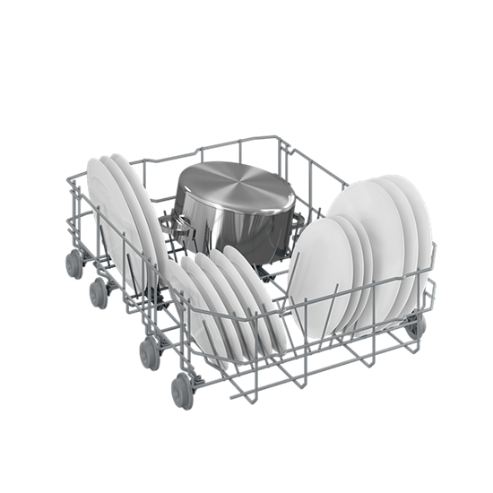 Beko DVS05024S keskeny mosogatógép 10 teríték, 44.8x60x85 cm, ezüst