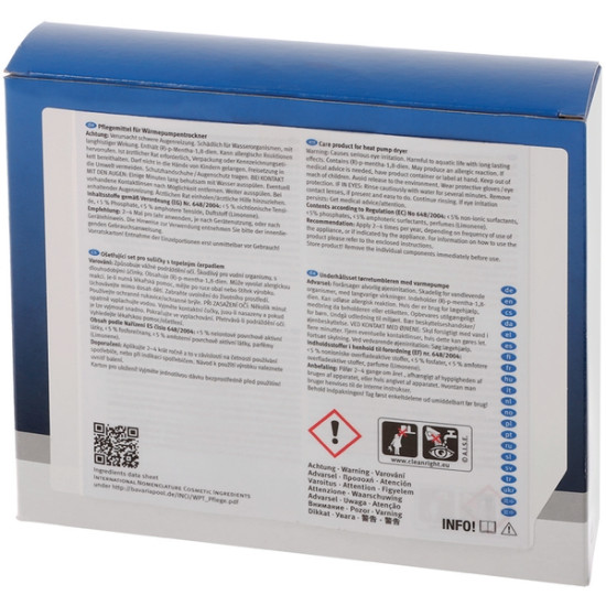 Bosch 00312111 ápolókészlet tisztítószer hőszivattyús szárítóhoz 4X125ml