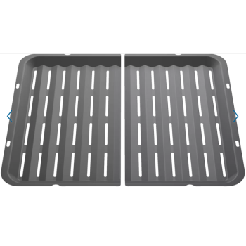 Bosch kétrészes grilltálca fekete zománcozott 00577715