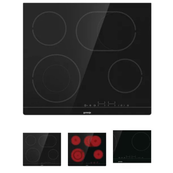 Gorenje CT43SC beépíthető kerámia főzőlap bővíthető ovális zónával