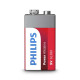 Philips 6LR61P1B /10 9 V Power Alkaline 9V elem