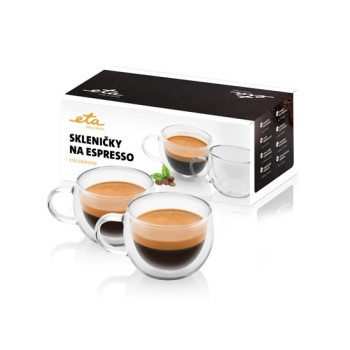 Eta 518091000 eszpresszó pohár 2db 80ml