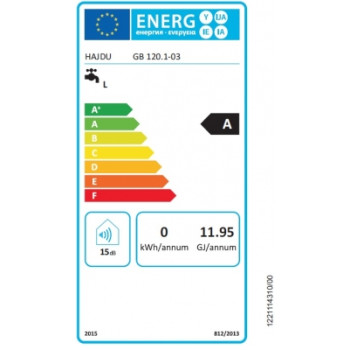 Hajdu GB120.1-03 fali kéményes gázbojler 120 liter