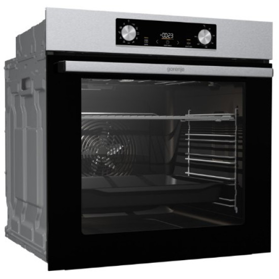 Gorenje BO6735E02X beépíthető inox sütő, 77L, 59.5x56.4x59.5 cm