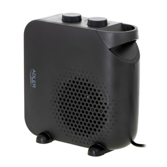 Adler AD7725 Black ventilátoros hősugárzó 1000/2000W