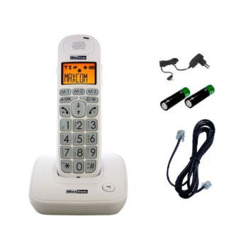 Maxcom MC6800 fehér vezeték nélküli otthoni telefon magyar menürendszerrel