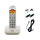 Maxcom MC6800 fehér vezeték nélküli otthoni telefon magyar menürendszerrel