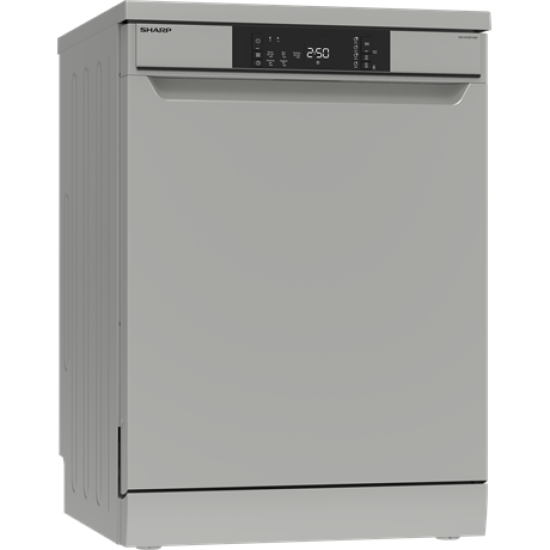 Sharp QW-NA1DF45EI-EU mosogatógép, 15 terítékes, 59.8x59.8x85 cm, inox 