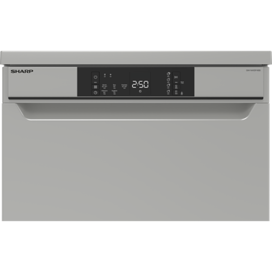 Sharp QW-NA1DF45EI-EU mosogatógép, 15 terítékes, 59.8x59.8x85 cm, inox 