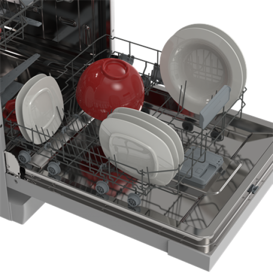 Sharp QW-NA1DF45EI-EU mosogatógép, 15 terítékes, 59.8x59.8x85 cm, inox 