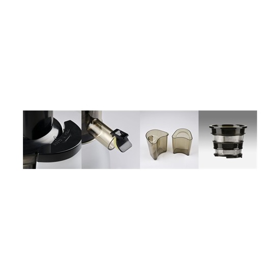 Girmi SW10 lassú gyümölcsprés piros, 120W