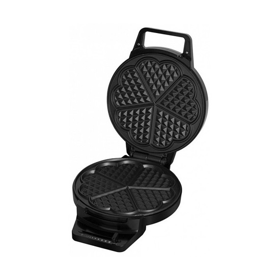 Sencor SWF 1010 BK gofrisütő 5db szív alakú gofri készítéséhez SWF1010BK