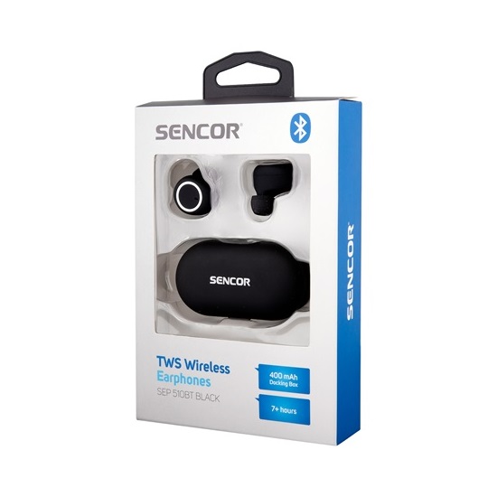 Sencor SEP 510BT BK TWS vezeték nélküli fülhallgató