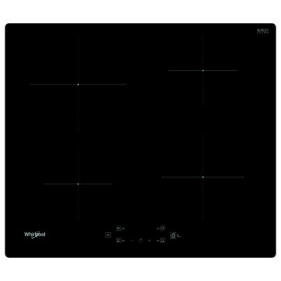 Whirlpool WS Q7360 NE beépíthető indukciós kerámia főzőlap, 59x51x5.4 cm, fekete szín