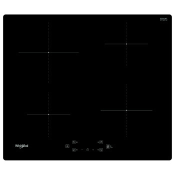 Whirlpool WS Q7360 NE beépíthető indukciós kerámia főzőlap, 59x51x5.4 cm, fekete szín