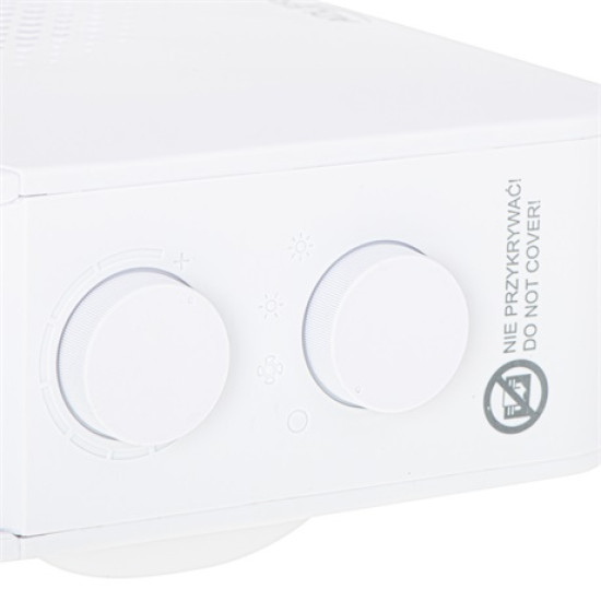 Adler AD7725 ventilátoros hősugárzó 1000/2000W fehér