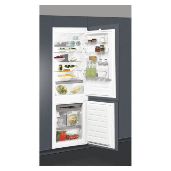 Whirlpool ART 65031 beépíthető kombinált alulfagyasztós hűtőszekrény ART65031, 177cm, 194/79L 