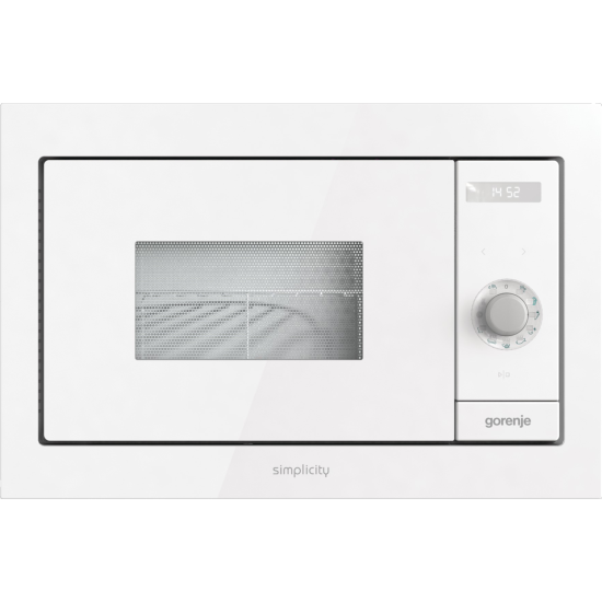 Gorenje BM235G1SYW fehér beépíthető grilles mikrohullámú sütő, 59.5x35.1x39 cm 