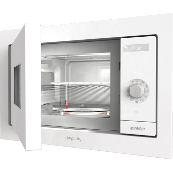 Gorenje BM235G1SYW fehér beépíthető grilles mikrohullámú sütő, 59.5x35.1x39 cm 