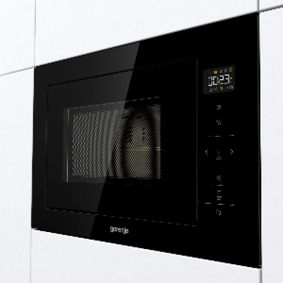 Gorenje BM251SG2BG fekete beépíthető mikrohullámú sütő, 59.5x40.1x38.8 cm