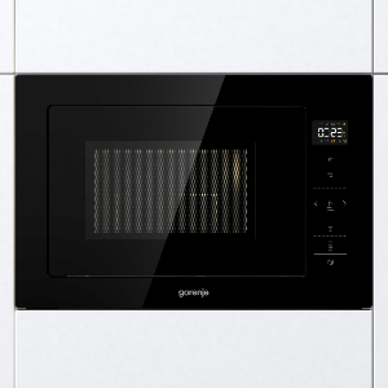Gorenje BM251SG2BG fekete beépíthető mikrohullámú sütő, 59.5x40.1x38.8 cm
