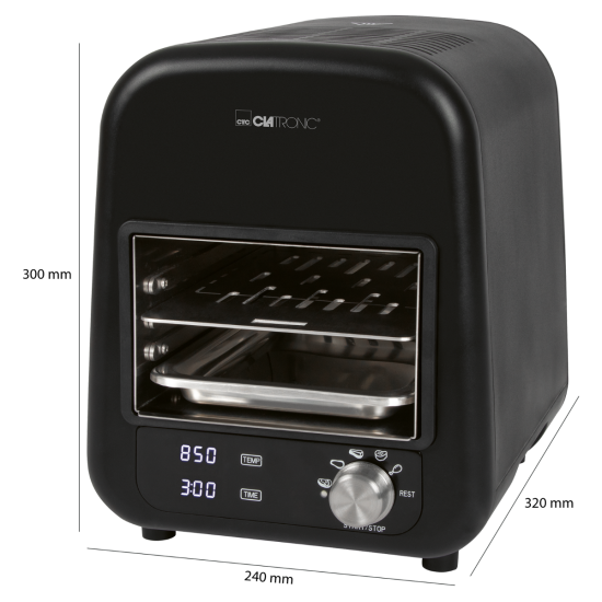 Clatronic EBG3760 elektromos Beef grillsütő  Sous Vide -ban főtt hús finomításához is tökéletes