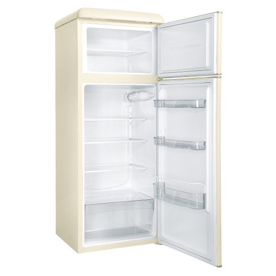 Snaige FR24SM-PRC30E3 Retro bézs felülfagyasztós kombinált hűtőszekrény FR24SM