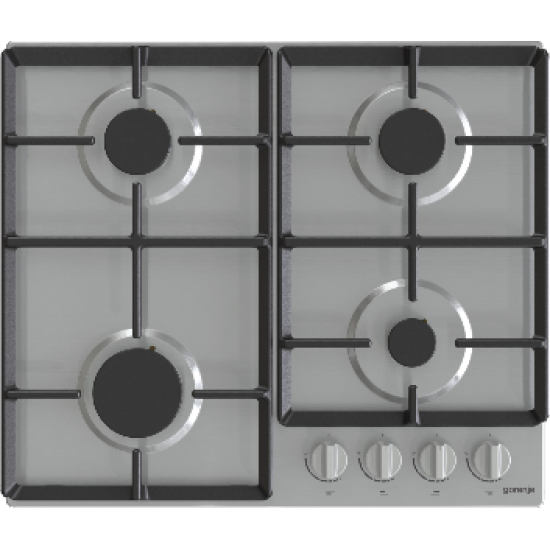 Gorenje G641EX beépíthető gáz főzőlap inox, 60x52x13 cm