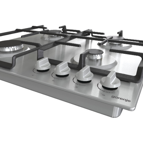 Gorenje G641EX beépíthető gáz főzőlap inox, 60x52x13 cm