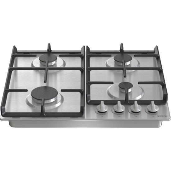 Gorenje G641EX beépíthető gáz főzőlap inox, 60x52x13 cm