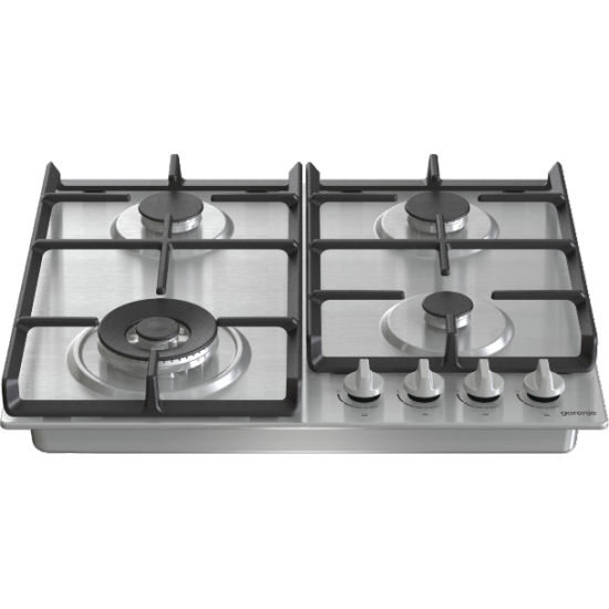 Gorenje GW641EX beépíthető gáz főzőlap 1 WOK + 3 ChefBurners nagyobb teljesítményű égőfej, 60x52x13 cm