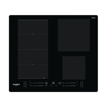 Whirlpool WFS7560NE beépíthető indukciós kerámia főzőlap, 59x51x5.4 cm, fekete szín
