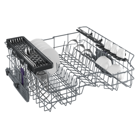 Beko DFN26420X mosogatógép, 14 teríték, inox, 59.8x60x85 cm