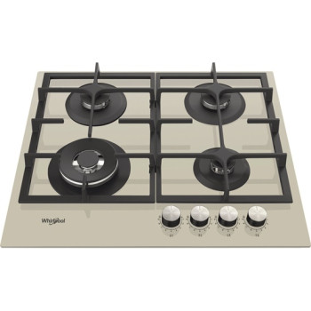 Whirlpool GOFL 629/S beépíthető gázfőzőlap, 59x51x4.9 cm, halványezüst szín
