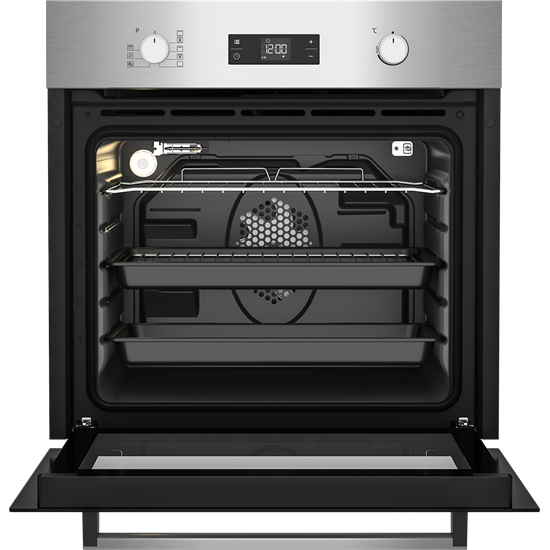Beko BIE22300XP beépíthető sütő pirolitikus tisztítás,inox,66L