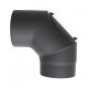 Füstcső könyök 150mm/90°, 1,5mm vastag, tisztítónyílással