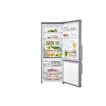 LG GBF567PZCMB alulfagyasztós kombinált hűtőszekrény ezüst