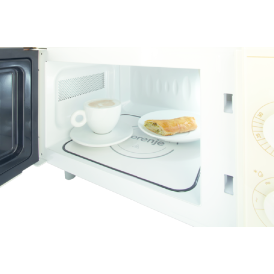 Gorenje MO4250CLI mikrohullámú sütő retro, bézs szín, 20L,700W