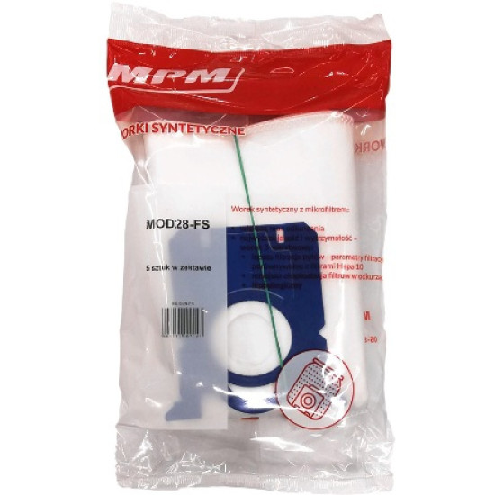MPM M-BAG mikroszűrős porzsák MOD28-FS 5db
