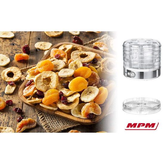 MPM MSG-11 asszalógép 5 X 31cm tálca  hőmérséklet-szabályozás 40°C-70°C MSG11