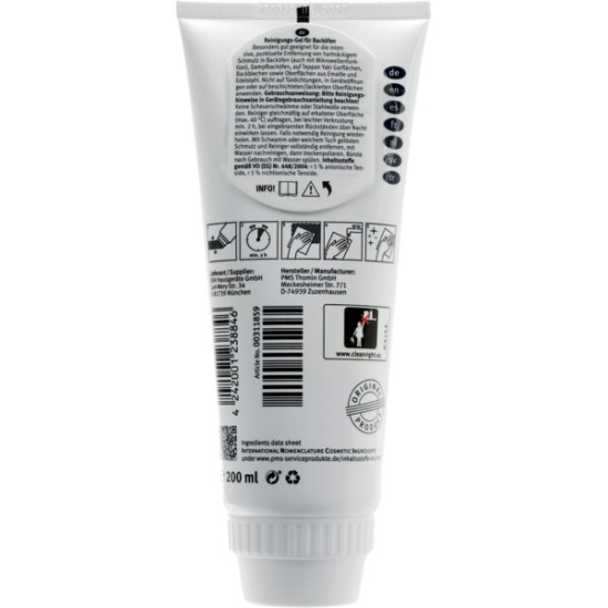 Bosch Neff Siemens sütőtisztító gél sütő tűzhely gőzölő mikrohullámú sütőhöz 00311859 200ml