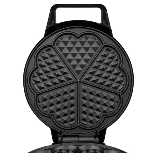 Sencor SWF 1010 BK gofrisütő 5db szív alakú gofri készítéséhez SWF1010BK