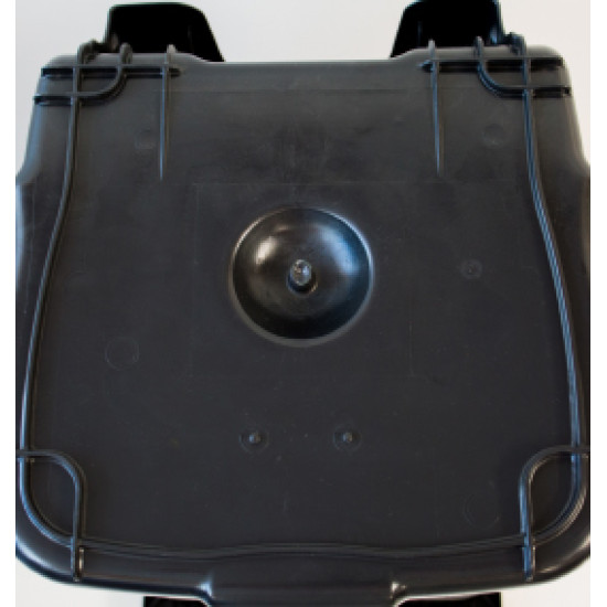 Europlast Kuka 120l kerekes kék hulladék tároló 