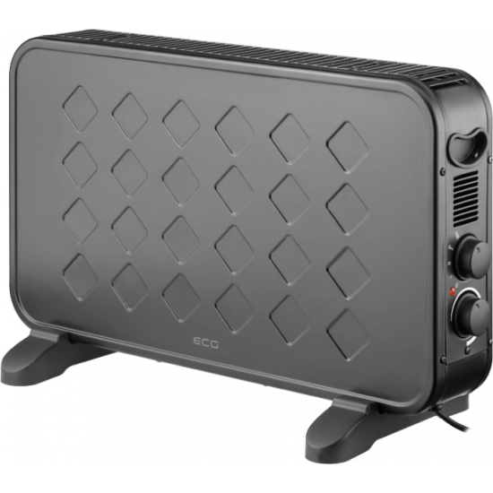 ECG TK2030 T BLACK elektromos konvektor 1200/2000W