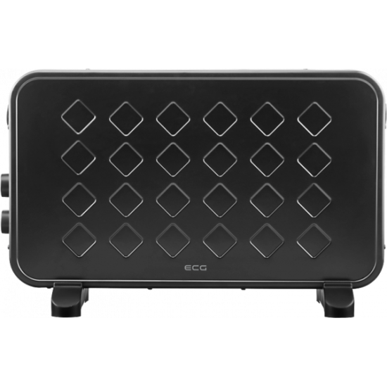 ECG TK2030 T BLACK elektromos konvektor 1200/2000W