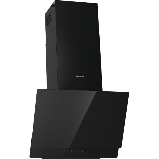 Gorenje WHI649EB beépíthető falra szerelhető döntött kürtös konyhai elszívó, 60x33.5x38 cm, fekete szín 