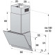 Gorenje WHI649EXGW falra szerelhető döntött kürtös konyhai elszívó, 60x33.5x38 cm