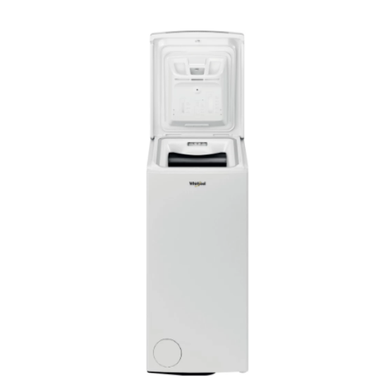 Whirlpool TDLRB 65242BS EU/N ZEN tecnológia felültöltős mosógép, 6.5 kg, 40x60x90 cm, TDLRB65242BSEU/N