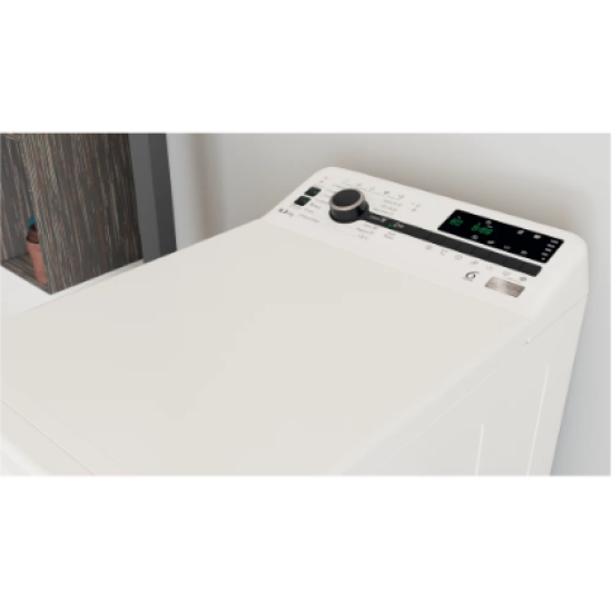 Whirlpool TDLRB 65242BS EU/N ZEN tecnológia felültöltős mosógép, 6.5 kg, 40x60x90 cm, TDLRB65242BSEU/N