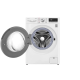 LG F4WV709S1E elöltöltős mosógép fehér 9kg, 60x56.5x85 cm 